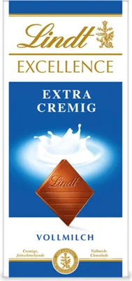 Immagine prodotto di Lindt Excellence Barretta di cioccolato al latte extra cremoso 100g