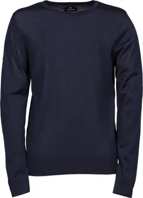 Produktbild von Tee Jays 6000 | Herren Crew Neck Sweater / Pullover - Farbe: Navy - Größe: L