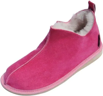Produktbild von Lammfell Hausschuhe - CINDERELLA PINK - Schuhgröße: EUR 42