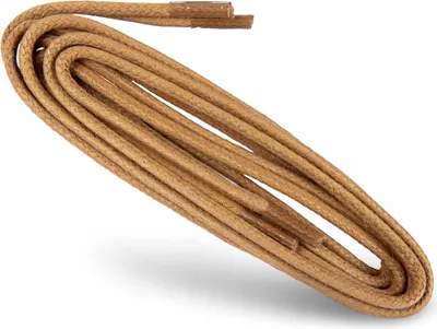 Produktbild von Dünne haltbare gewachste runde Schnürsenkel Kaps 60 cm - Beige (0010)