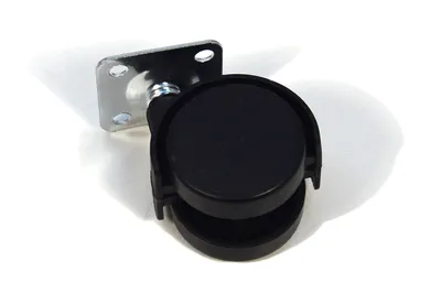 Produktbild von 4 Stück Möbelrollen mit Platte Räder Lenkrolle Bockrollen Laufrollen ohne Bremse, 50mm