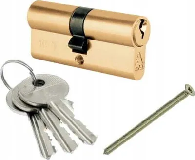 Obrázok produktu pre Dverová cylindrická vložka mosadz 40/40 mm + 3 kľúče