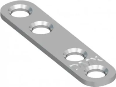 Produktbild von 4x Flachverbinder 56,5x13x2,0 mm verzinkt