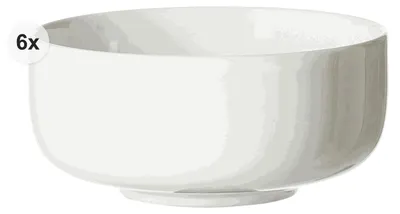Produktbild von Müslischale 600ml 6er Set Volos weiss