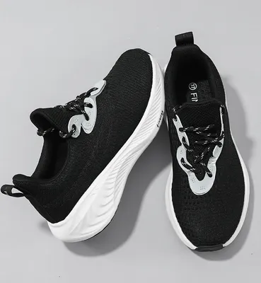 Produktbild von Schuhe Damen Herren Sneaker Leicht Sportschuhe Turnschuhe Laufschuhe Freizeitschuhe für Outdoor Gym Walkingschuhe, schwarz, 38