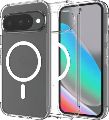 Image de Cazy Coque compatible avec Google Pixel 10 / 10 Pro Coque compatible avec MagSafe – Military Grade Backcover – Transparente