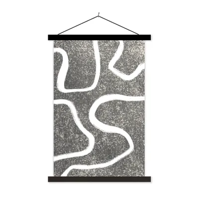 Produktbild von MuchoWow® Textilposter Abstrakt - Minimalismus - Design 120x180 cm mit schwarzem Rahmen - Fotos