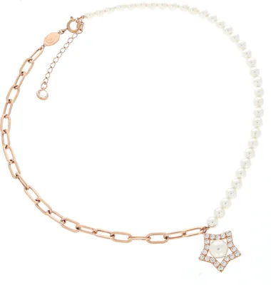 Produktbild von Swarovski Damen Kette Halskette Edelstahl Roségold Stella 5645381