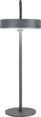 Obrázek produktu pro Venkovní stolní lampa LED, černá, dobíjecí baterie, dotykový stmívač, V 35 cm