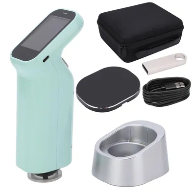 Produktbild von CS-410 Hochpräzises Farbmessgerät, Farbprüfer, Analysator, tragbares Kolorimeter, Farbprüfgerät