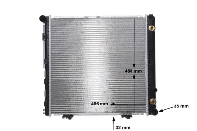 Produktbild von MAHLE ORIGINAL Kühler Motorkühlung CR 291 000S