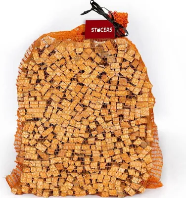 Produktbild von Anzündholz im Netzbeutel Anmachholz Anfeuerholz Brennholz Kaminholz Anzünder TROCKEN