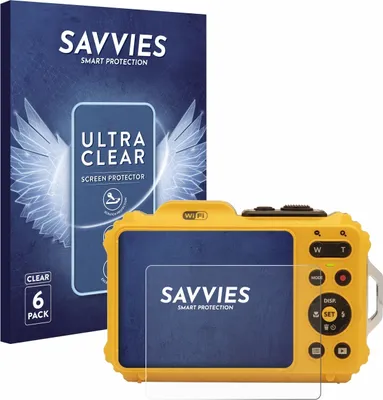 Produktbild von 6x Für Kodak Pixpro WPZ2 Schutzfolie Savvies Displayschutz Display Schutz Folie Klar Transparent