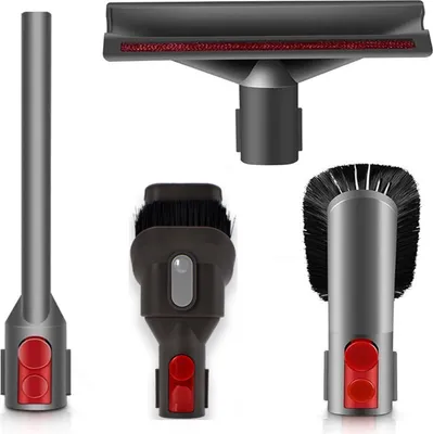 Zdjęcie produktu dla INF Zestaw końcówek do odkurzacza, szczotki do kurzu i zestaw do szczelin, kompatybilny z modelami Dyson V7, V8, V10, V11, V12 i V15