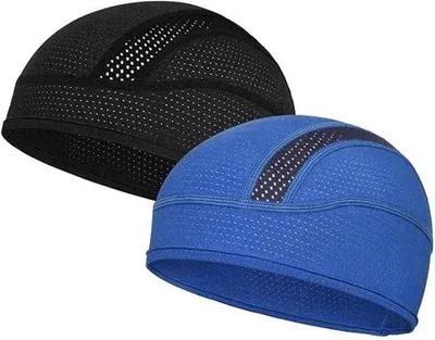 Obrázok produktu pre Ochranné čiapky Mesh, unisex, čierna a modrá