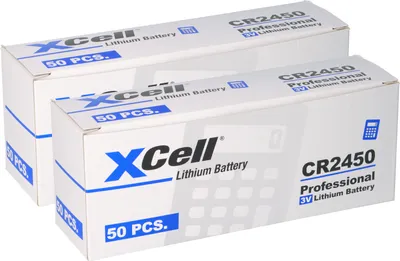Produktbild von 100x CR2450 Lithium-Knopfzelle 3V / 620mAh (20x 5er Pack)