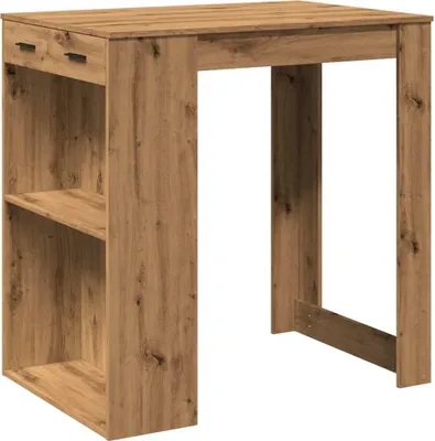 Obrázek produktu pro vidaXL Barový stůl Artisan dub 102x70x103,5 cm materiál na bázi dřeva
