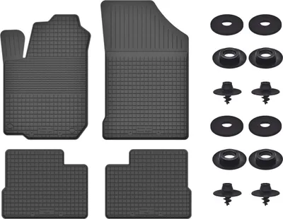 Produktbild von Gummimatten Mit Stoppern Für: Chevrolet Lacetti (2003-2012) Schwarz Set