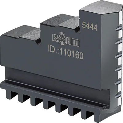 Produktbild von RÖHM Dreibackensatz DIN6350 BB 500mm, Nutenbreite:nv, Backenbreite:42 mm, Backenlänge:190 mm, Backengröße:500/630 mm, Backentyp:nv, Backenhöhe:95 mm, für:nv, Verzahnung:nv