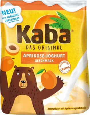 Produktbild von Kaba Getränkepulver Aprikose Joghurt Milchmixgetränk Packung 400g