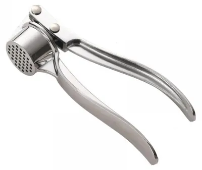 Produktbild von Knoblauchpresse 1 Stück, Edelstahl, Ergonomisch Gestaltet, Für Knoblauch Und Ingwer, Spülmaschinenfest