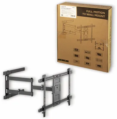 Produktbild von Logilink TV-Wandhalterung neigbar/schwenkbar/drehbar 37-80"