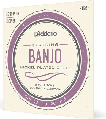 Immagine prodotto di Corde per banjo - Acciaio nichelato - 9.5-20 - Scala extra leggera e cordatura universale