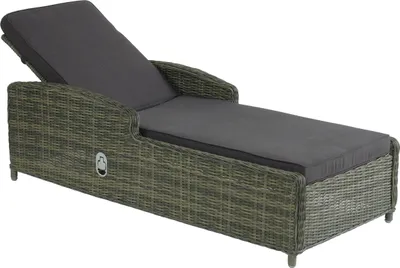 Produktbild von Inko Loungeliege Leona inkl. Kissen, grau