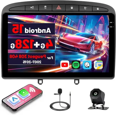 Zdjęcie produktu dla Radio samochodowe – 9-calowy ekran dotykowy – odtwarzacz multimedialny – nawigacja GPS – system Android 13