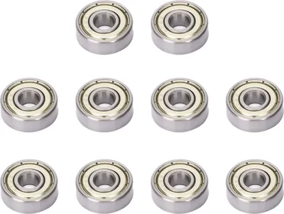 Image de 10Pcs Deep Grooves Ball Bearing Double Shield 6x17x6mm Steel Set Kit for Machine Equipment