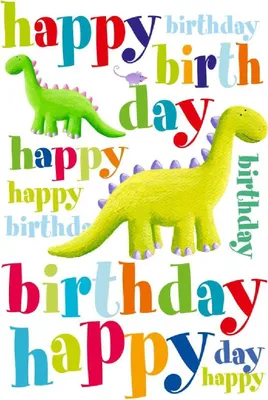 Immagine prodotto di Artebene biglietto in rilievo Compleanno Dino in nero dimensioni 15x20 cm