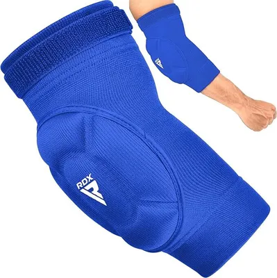 Produktbild von RDX Ellbogenschoner Kampfsport, Ellenbogenschutz MMA Muay Thai, Ellenbogenschützer Thaiboxen Ellbogenschützer Handball Volleyball Ellbogenschutz Boxen Training Gepolstert Ellbogenbandagen Elbow Guard
