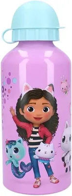 Image de Bouteille en aluminium, 500 ml, 19 cm, pour enfants, pour l'école et les loisirs