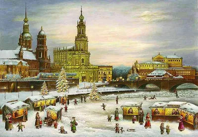 Produktbild von Adventskalender "Dresden Hofkirche"