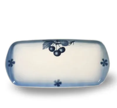 Produktbild von Thun 1794 Porzellantablett, 22 cm, tschechisches Porzellan, blaue Kirschen, Thun