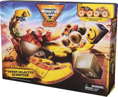 Zdjęcie produktu dla Monster Jam El Toro Loco Venom Velocity Scorpion, Akcja/Przygoda, 3 lat(a), Wielobarwny