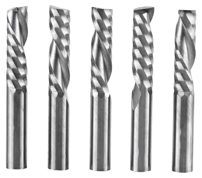 Produktbild von 5 Stück 6 mm Schaftfräser aus Wolframcarbid, einseitig, Spiralfräser, CNC-Fräser