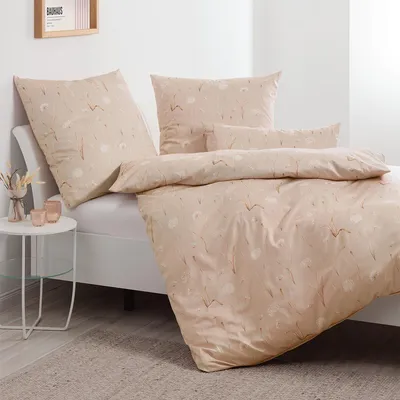 Produktbild von Janine Interlock Feinjersey Bettwäsche Carmen S 55135-07 taupe 135x200 cm + 80x80 cm