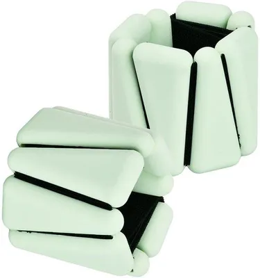 Productafbeelding van Ibenzoa® Verstelbare gewichten voor pols en enkels, set van 2 – elk 0,45 kg (verstelbaar tot 0,9 kg), siliconen, klittenbandsluiting, geschikt voor fitness, yoga en hardlopen, voor alle leeftijden