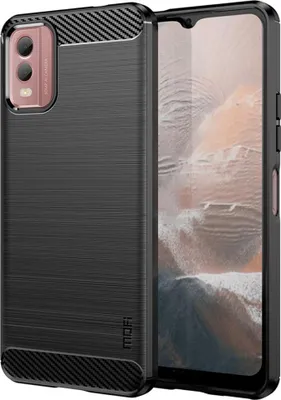 Produktbild von Nokia C32 Hülle - Coverup Armor Brushed TPU Back Cover - Schwarz