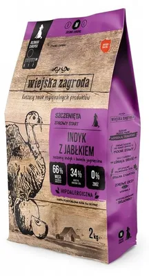Immagine prodotto di Wiejska Zagroda Tacchino con mela cibo secco per cane 2kg