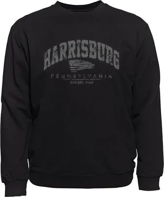Produktbild von Übergrößen Sweatshirt AHORN SPORTSWEAR Harrisburg Grau Schwarz 8XL