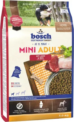 Immagine prodotto di Bosch Mini Adult Agnello e Riso - 3 Kg