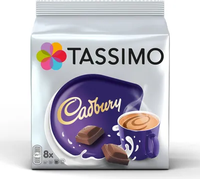 Produktbild von TASSIMO Kapseln Heiße Schokolade Paket 3x Cadbury + 3x Milka - 48 Getränke