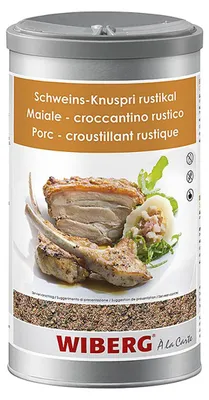 Produktbild von Wiberg Schweinsknuspri Gewürzsalz rustikal in der Aromabox 880g
