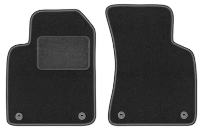 Immagine prodotto di Tappetini anteriori in moquette per Audi TT I 8N 1998-2006 (cabrio/roadster/coupé) – 2 pezzi, grigio grafite, su misura – Wielganizator LUX