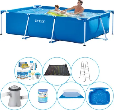 Obrázek produktu pro Rámový bazén Intex Rechteckig 260x160x65 cm - 8-teilig - Bazén Super Deal