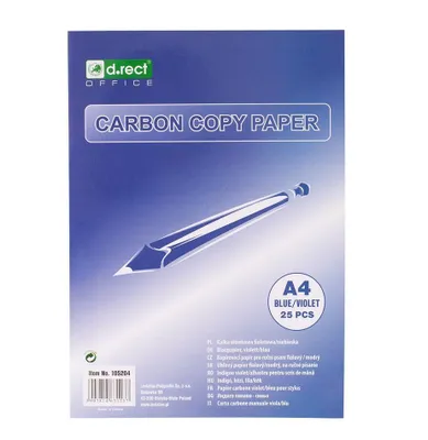 Produktbild von Kohlepapier lila/blau A4 a'25 D.RECT