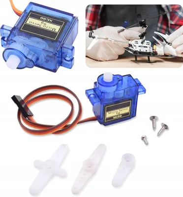 Produktbild von Rosfix Tower Pro SG90 9g Micro Servo – 180° Drehwinkel, Arduino & RC kompatibel