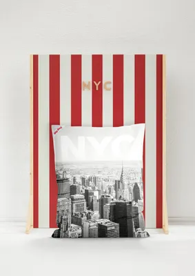 Produktbild von Sitting Point BigBag / Sitzsack NYC, ca. 130x170x20cm, Design New York, Rückseite uni / einfarbig